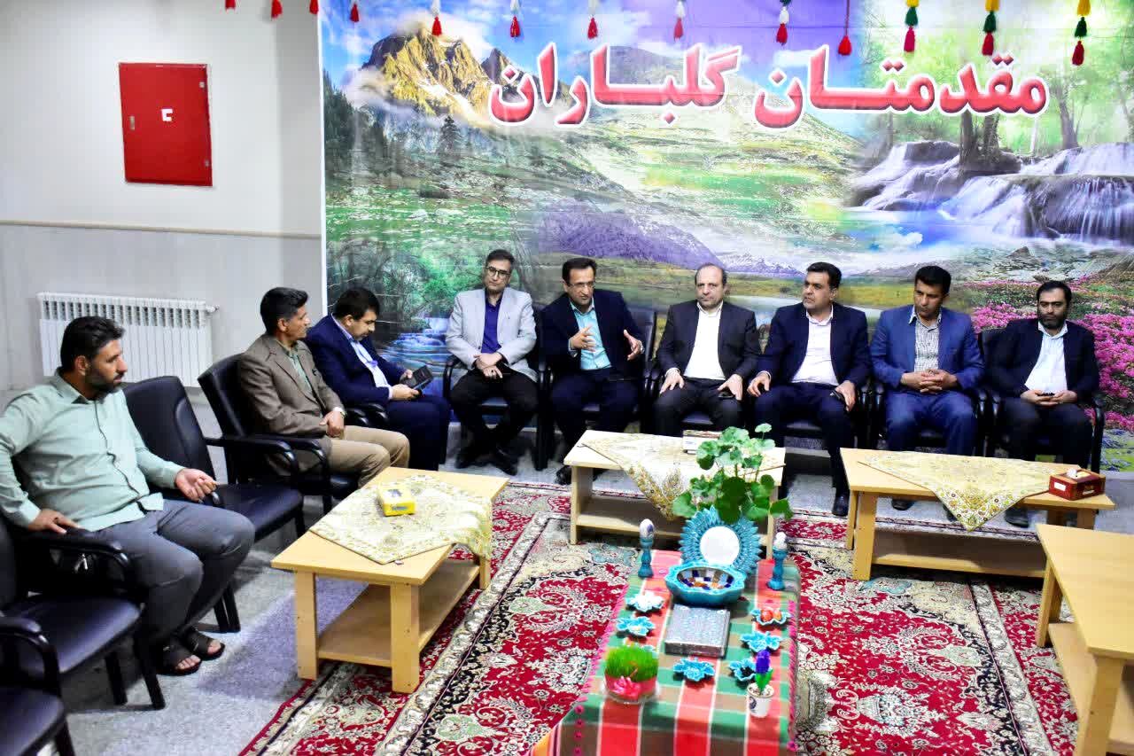 بازدید مدیرکل میراث فرهنگی کهگیلویه و بویراحمد از پایگاه مرکزی اسکان مسافران نوروزی آموزش و پرورش
