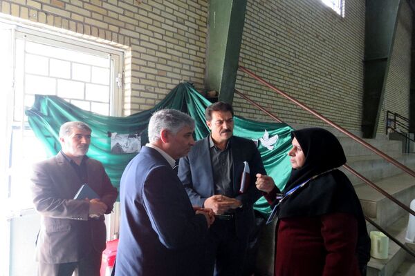 بازدید ستادی از حوزه‌های برگزاری امتحانات نهایی در فاروج 