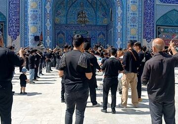 عاشورا در آغوش دو امامزاده؛ سوگ حسین (ع) در آستان مقدس امامزاده ابوالحسن و ابراهیم