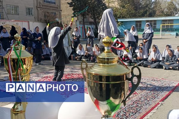 افتتاحیه المپیاد ورزشی درون مدرسه‌ای دبستان دخترانه بعثت۲