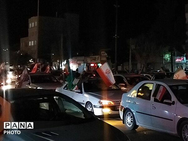 رژه ماشینی در سراسر شهر نیشابور-۳