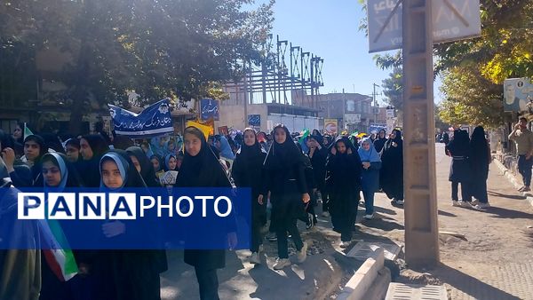 اقتدار ملت ایران در راهپیمایی روز ۱۳ آبان شهرستان خلیل‌آباد 