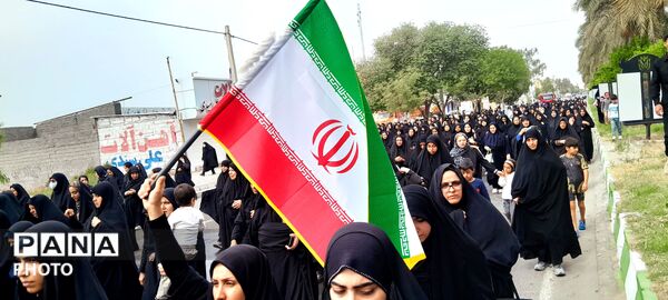 تشییع پیکر مطهر شهیده فاطمه طاهری فرد 
