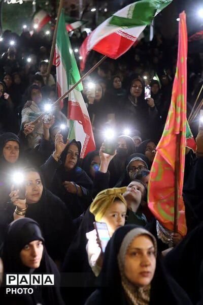 شب رضوی در میدان امام حسین (ع) ابرکوه