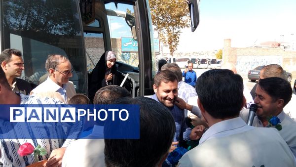 مراسم استقبال از زائر اولی‌های مددجویان مرکز توانبخشی فردوس اهر