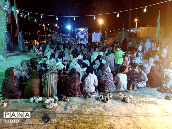 جشن عید غدیر در محله مارم باغ‌شهر فین