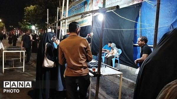 موکب شهدای روستای آهوان در صد و پنجمین شب 