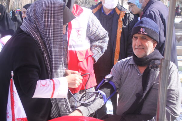 راهپیمایی ۲۲ بهمن در شهرستان نظرآباد 