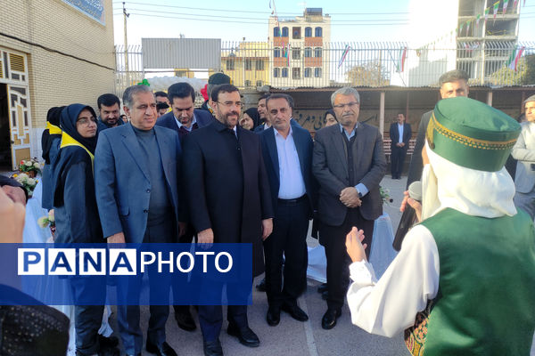 آیین نواختن زنگ انقلاب در مدارس فارس 