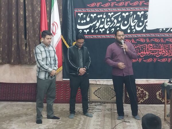 مراسم معنوی انس با قرآن یادواره شهدای فدافن 