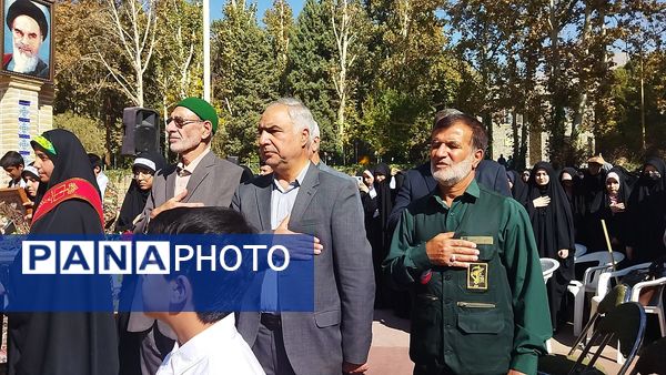  آیین افتتاحیه یادمان شهید دانش آموز اردوگاه باغرود نیشابور