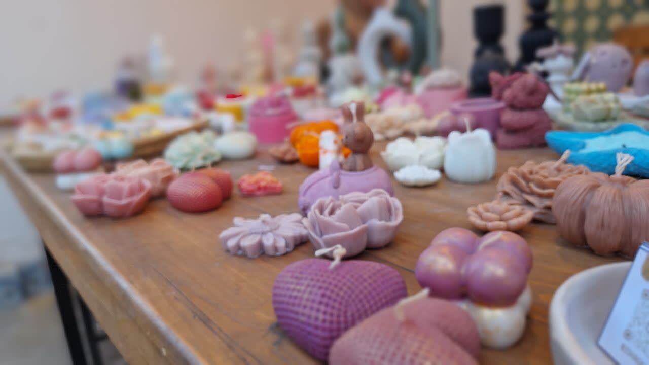 برگزاری نمایشگاه صنایع دستی دختران ساوجی در عمارت صالحی