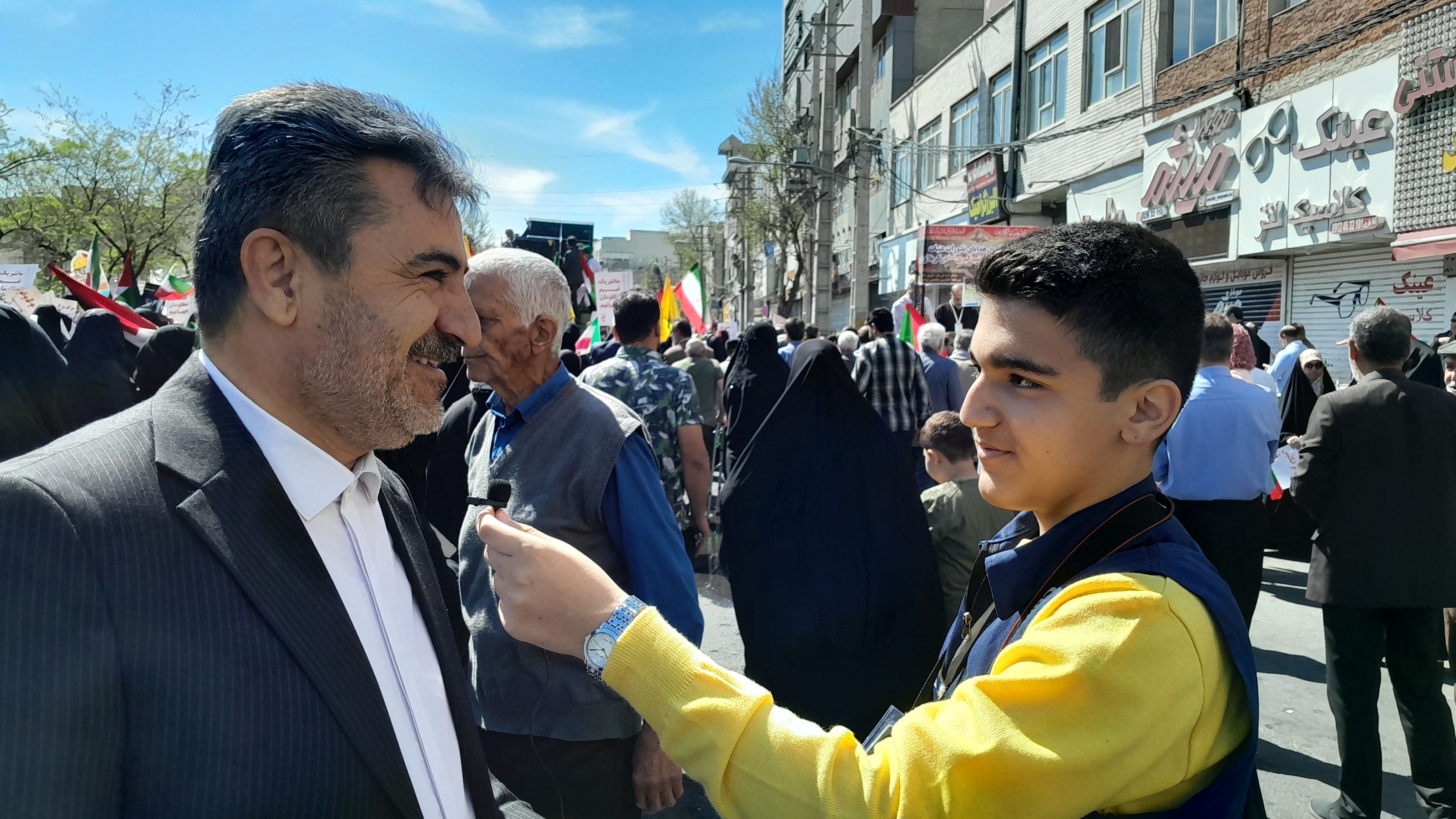 روز قدس نماد مقاومت و همدلی است