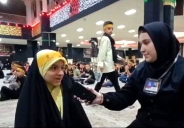 تجدید بیعت نوجوانان زنجانی با حضرت قاسم(ع)