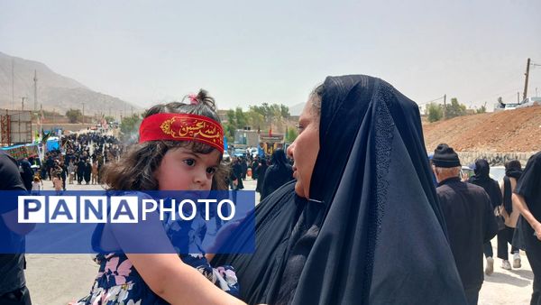 مراسم عاشورای حسینی در گلزار شهدای شهرستان لنده