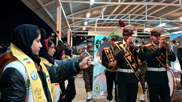 آیین استقبال از ۶ شهید گمنام در استان چهارمحال و بختیاری