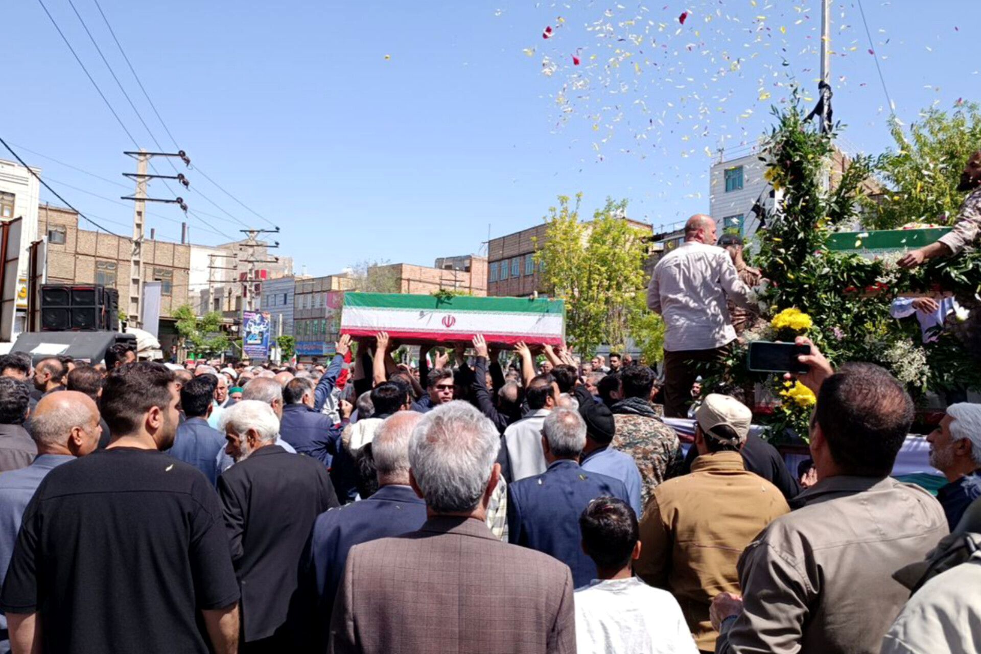 تشییع پیکر شهیدان قلعه میر
