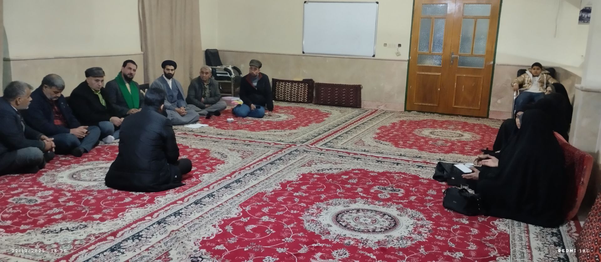 جلسه برنامه ریزی اعتکاف در مسجد چهارده معصوم