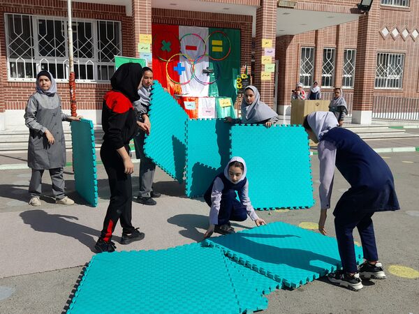 نشاط المپیاد درون مدرسه ای در دبستان پورشهریاری