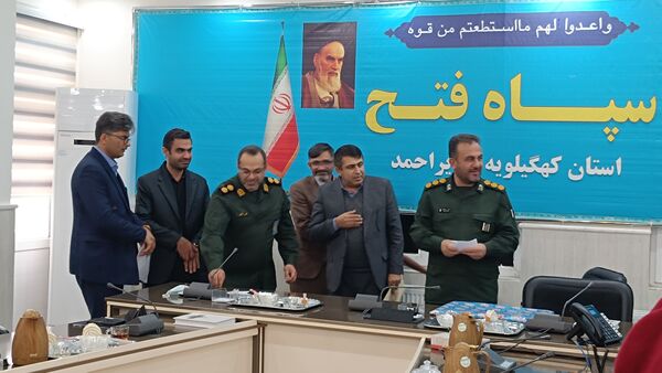 دیدار اصحاب رسانه کهگیلویه و بویراحمد با جانشین جدید سپاه فتح