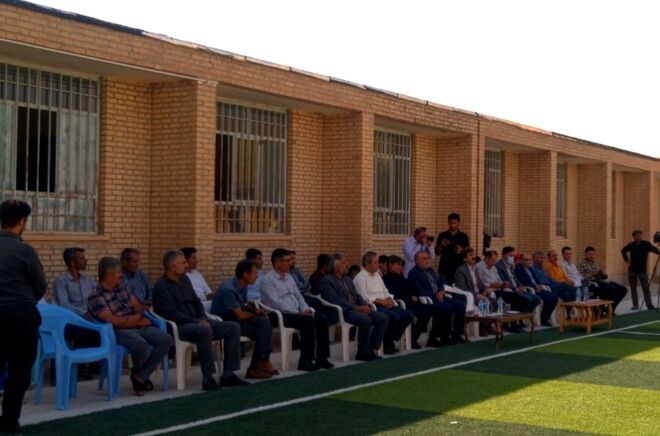 افتتاح و بهره‌برداری از زمین چمن مصنوعی روستای دهکنه روگر