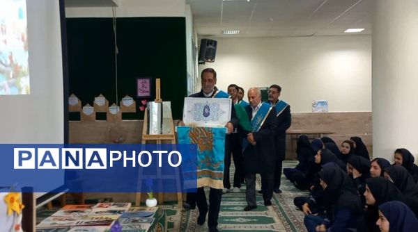 حضور خدام افتخاری مسجد جمکران در هنرستان نمونه میرجلیلی
