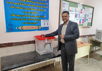 حضور مسئولان در پای صندوق‌های شهرستان کامیاران