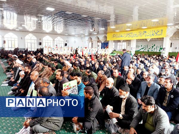 مراسم بزرگداشت یوم‌الله ۹ دی در کاشمر