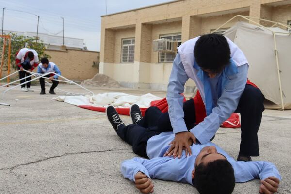  مانور زلزله در تنگستان 