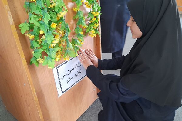 کارگاه آموزشی تغذیه سالم ویژه دانش‌آموزان پایه هفتم دبیرستان شاهد فیض