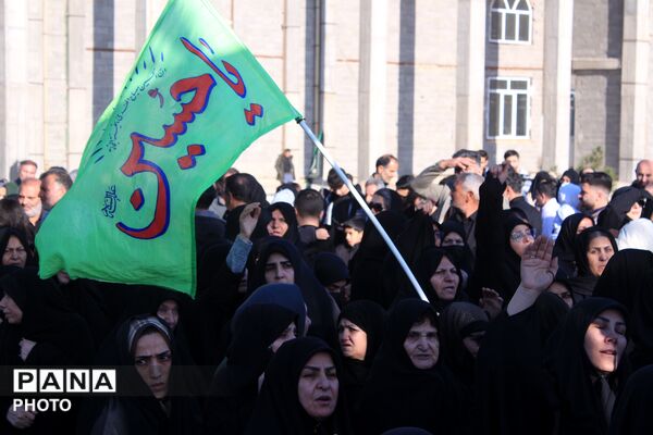 تشییع و تدفین پیکر شهید امیرحسن کاظمی
