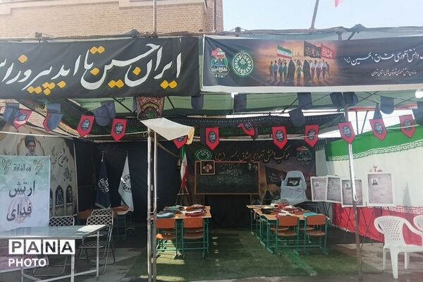 استقرار موکب‌های مردمی، دانش آموزی و خدمت‌رسان ارتش به زائران اربعین