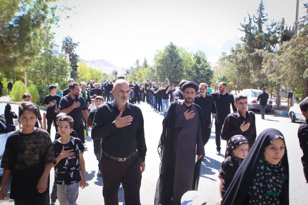 عزاداری رحلت پیامبر(ص) و شهادت امام حسن(ع) در صحن آستان مقدس سلطانعلی(ع) مشهداردهال کاشان