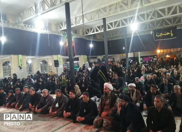 مراسم اربعین رهبر شهید انقلاب اسلامی در مسجد امام حسین (ع) خاتم