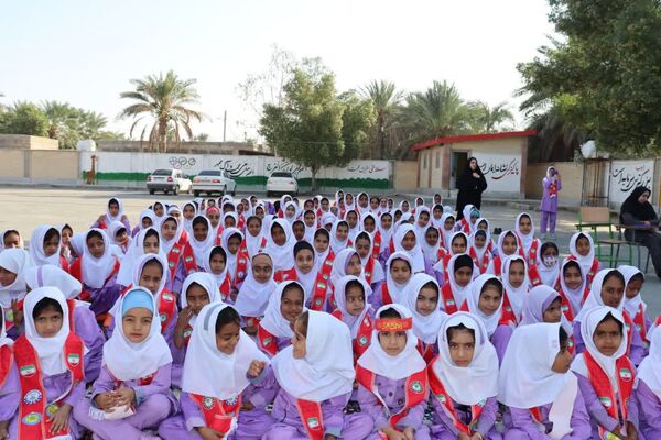 زنگ پدافند غیرعامل در مدارس قلعه‌گنج نواخته شد