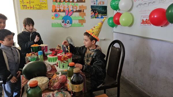 جشن یلدایی در مدرسه دکتر عسکریان یاسوج