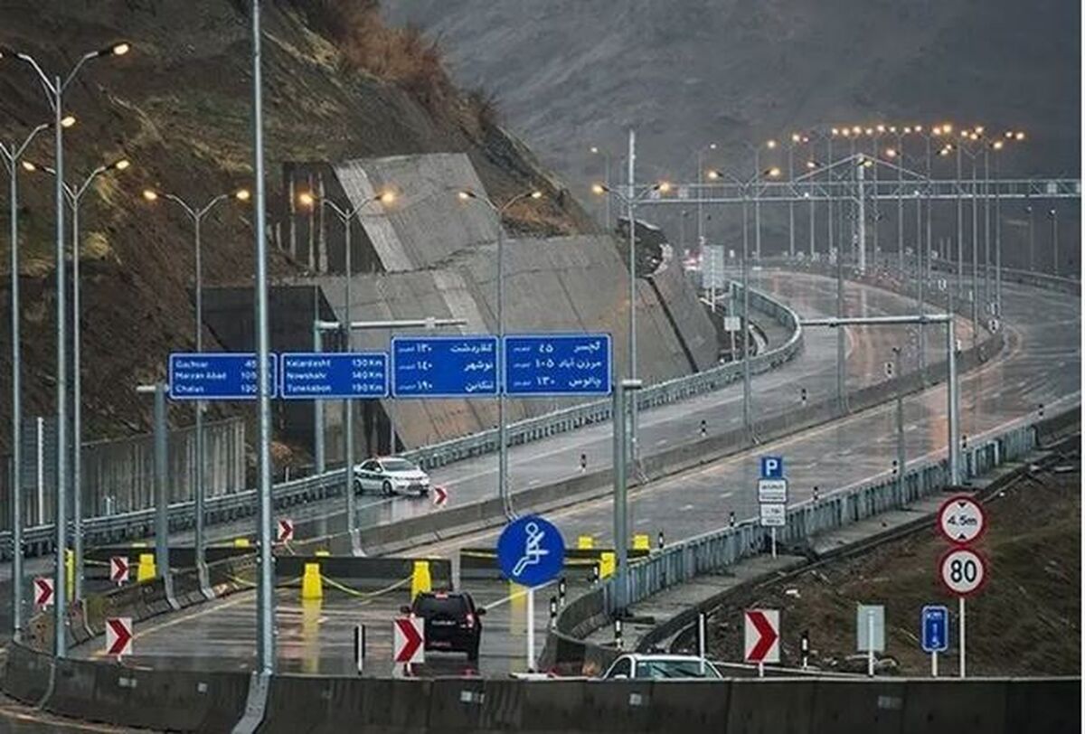 انسداد پنج روزه بخشی از قطعه دوم آزادراه تهران- شمال از امروز