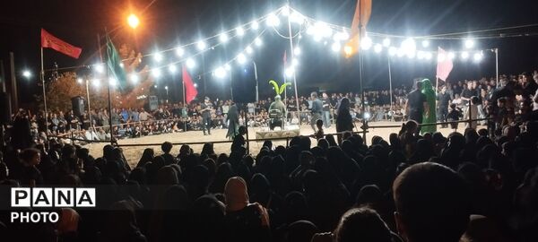 تعزیه خوانی برای حضرت علی اکبر (ع) در روستای رزق آباد 