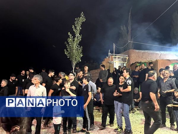 عزاداری دلسوختگان حسینی در روستای کرسگان