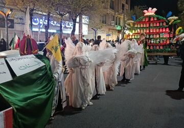 مراسم شهادت امام امت و شهدای میناب در شهرکرد