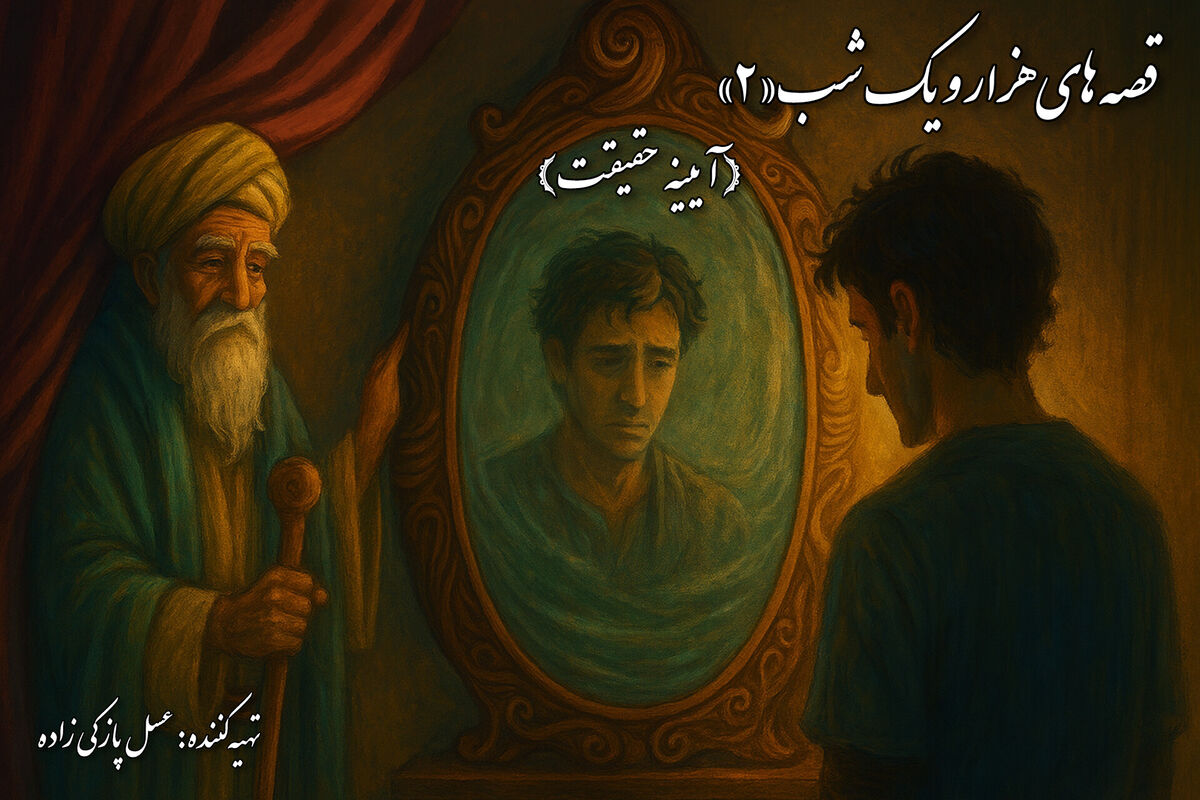قصه های هزار و یک شب؛ قصه‌ «آیینه‌ی حقیقت»