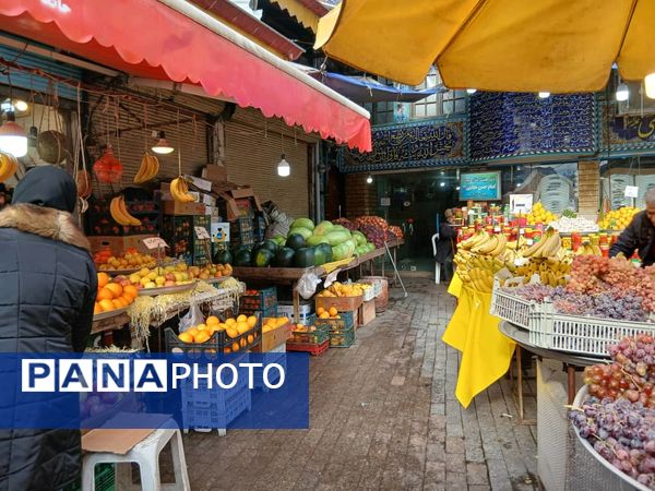 شب یلدا در بازار رشت