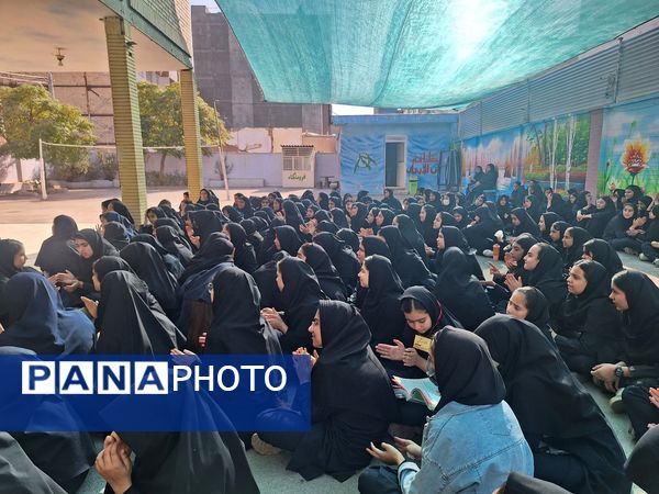 مراسم ولادت حضرت زینب(س) در دبیرستان فیاض 