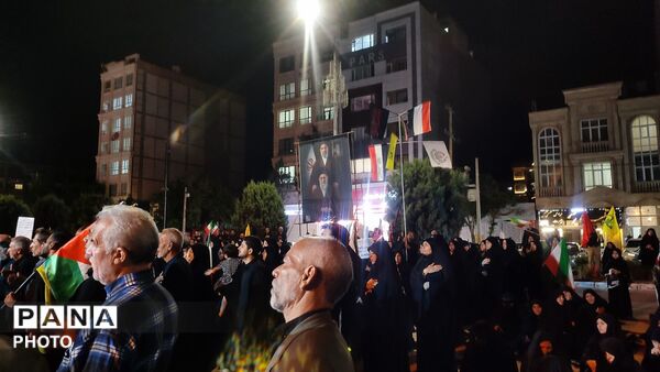 هفتمین شب از مراسم عزاداری امام حسین در حسینیه امام خامنه ای در قاب پانا