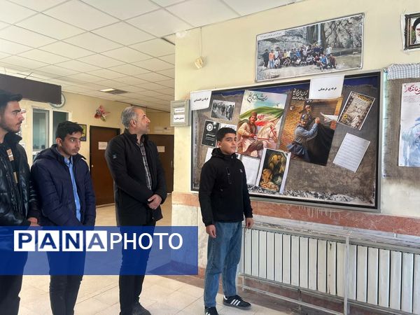 افتتاحیه نمایشگاه مدرسه انقلاب هنرستان فارابی