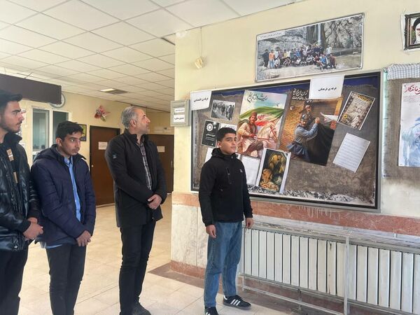 افتتاحیه نمایشگاه مدرسه انقلاب هنرستان فارابی