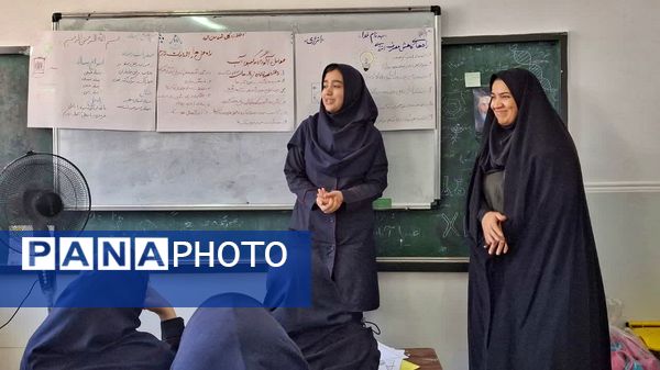 آموزش حفاظت از منابع طبیعی در دبیرستان حضرت زهرا (س) اشتهارد