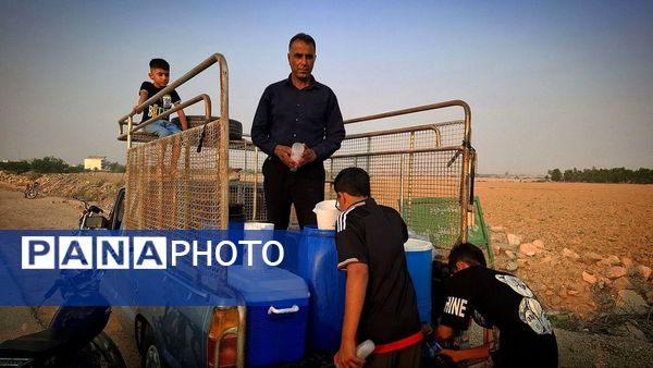 مراسم پیاده روی جاماندگان اربعین در بردخون