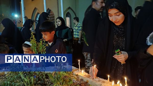 مراسم شام غریبان در گلزار شهدای یاسوج