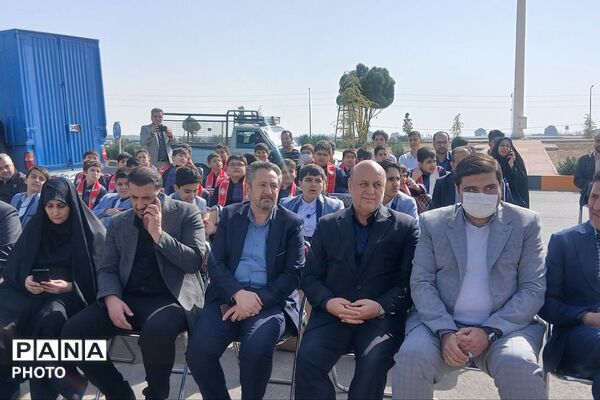 آیین خشت گذاری هنرستان فنی و حرفه ای و کار و دانش در چهاردانگه